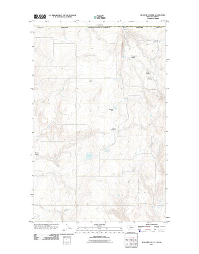 Beaupre Coulee, MT (2011, 24000-Scale) Preview 1