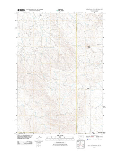 Belle Creek South, MT-WY (2011, 24000-Scale) Preview 1