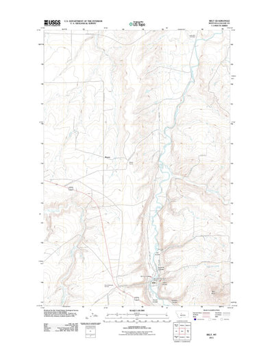 Belt, MT (2011, 24000-Scale) Preview 1