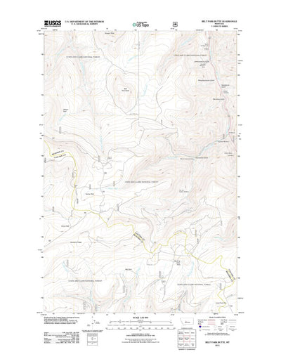 Belt Park Butte, MT (2011, 24000-Scale) Preview 1