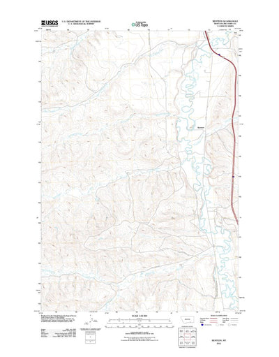 Benteen, MT (2011, 24000-Scale) Preview 1