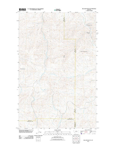 Big John Butte, MT (2011, 24000-Scale) Preview 1