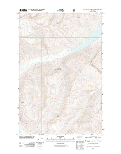 Big Salmon Lake West, MT (2011, 24000-Scale) Preview 1