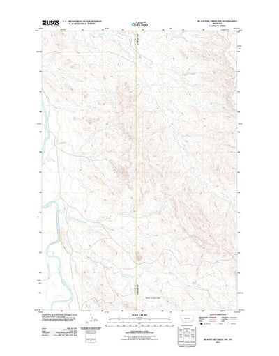 Blacktail Creek NW, MT (2011, 24000-Scale) Preview 1