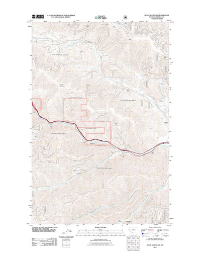 Boyd Mountain, MT (2011, 24000-Scale) Preview 1