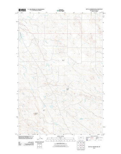 Buffalo Reservoir, MT (2011, 24000-Scale) Preview 1