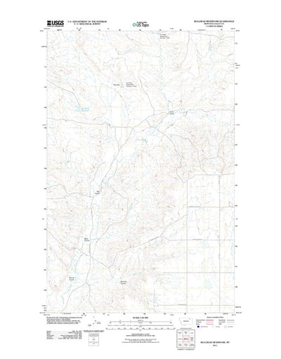 Bullhead Reservoir, MT (2011, 24000-Scale) Preview 1