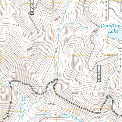 Burnt Fork Lake, MT (2011, 24000-Scale) Preview 3