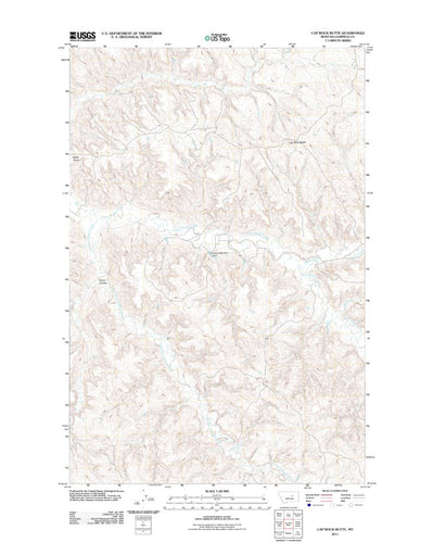 Cap Rock Butte, MT (2011, 24000-Scale) Preview 1