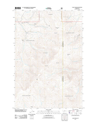 Casey Peak, MT (2011, 24000-Scale) Preview 1