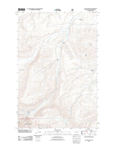 Cayuse Basin, MT (2011, 24000-Scale) Preview 1