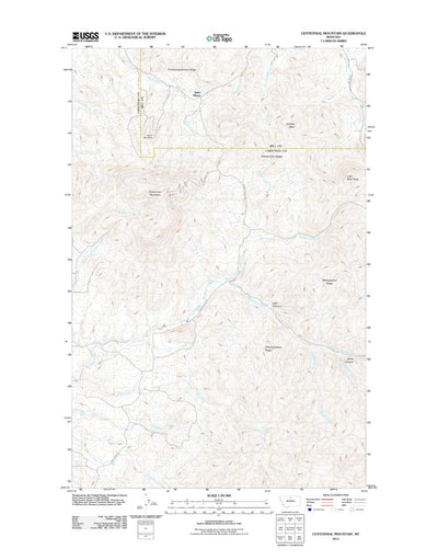 Centennial Mountain, MT (2011, 24000-Scale) Preview 1