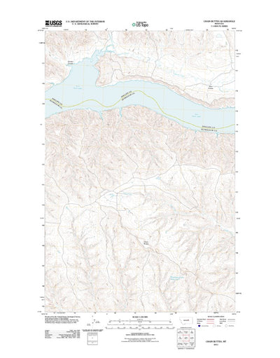 Chain Buttes, MT (2011, 24000-Scale) Preview 1
