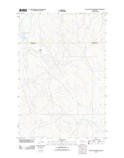 Clear Water Reservoir, MT (2011, 24000-Scale) Preview 1