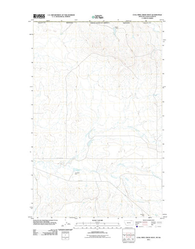 Coal Mine Creek West, MT (2011, 24000-Scale) Preview 1