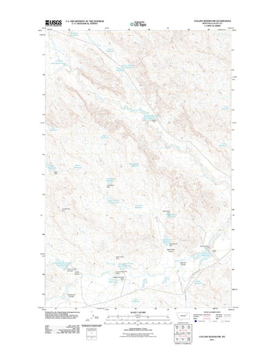 Collins Reservoir, MT (2011, 24000-Scale) Preview 1