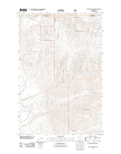 Cook Mountain, MT (2011, 24000-Scale) Preview 1