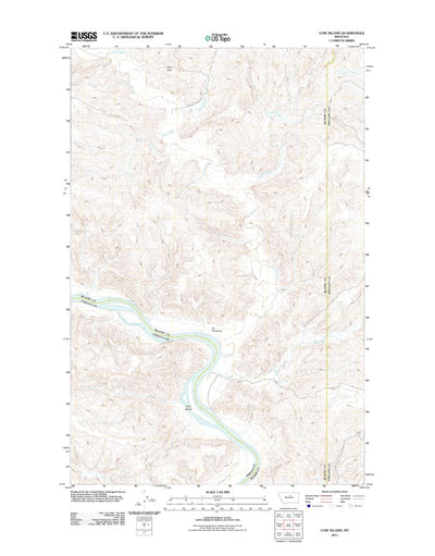 Cow Island, MT (2011, 24000-Scale) Preview 1