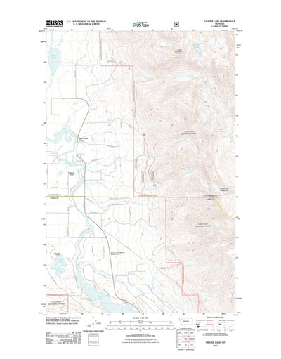 Crater Lake, MT (2011, 24000-Scale) Preview 1