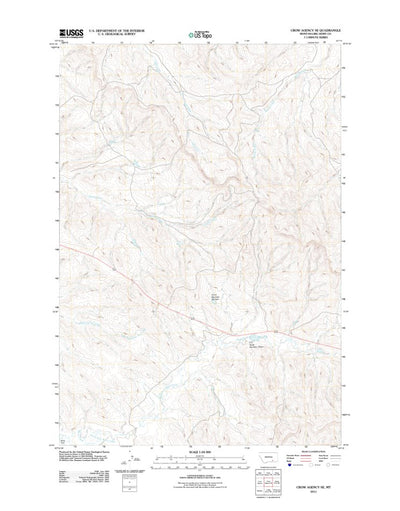 Crow Agency SE, MT (2011, 24000-Scale) Preview 1