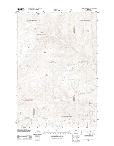 Crow Creek Falls, MT (2011, 24000-Scale) Preview 1