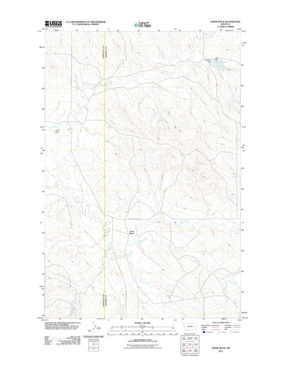 Crow Rock, MT (2011, 24000-Scale) Preview 1