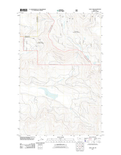 Dahl Lake, MT (2011, 24000-Scale) Preview 1