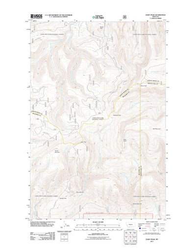 Daisy Peak, MT (2011, 24000-Scale) Preview 1