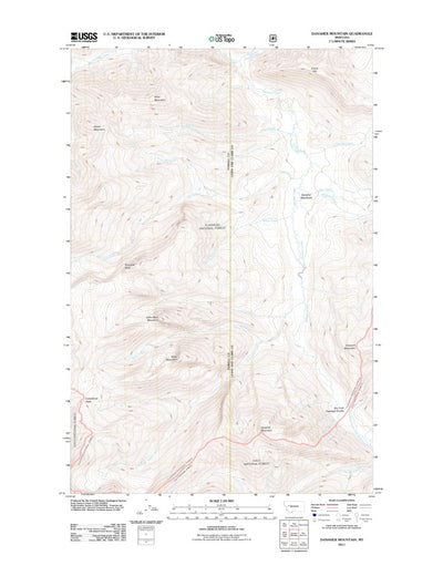 Danaher Mountain, MT (2011, 24000-Scale) Preview 1