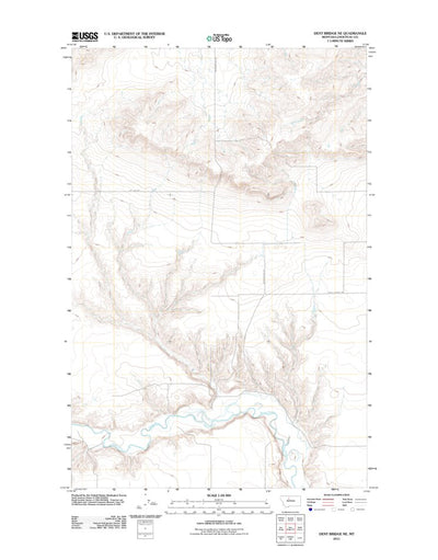 Dent Bridge NE, MT (2011, 24000-Scale) Preview 1