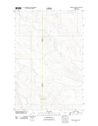 Diamond G Butte, MT (2011, 24000-Scale) Preview 1