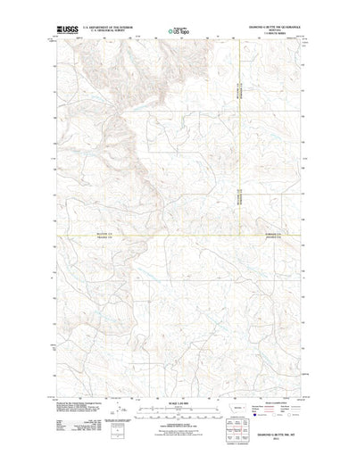 Diamond G Butte NW, MT (2011, 24000-Scale) Preview 1