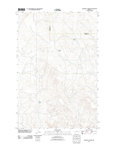 Diamond G Creek, MT (2011, 24000-Scale) Preview 1