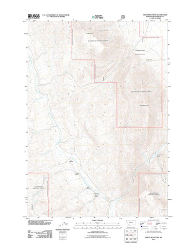 Dixon Mountain, MT (2011, 24000-Scale) Preview 1
