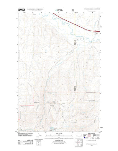 Dunkleberg Creek, MT (2011, 24000-Scale) Preview 1