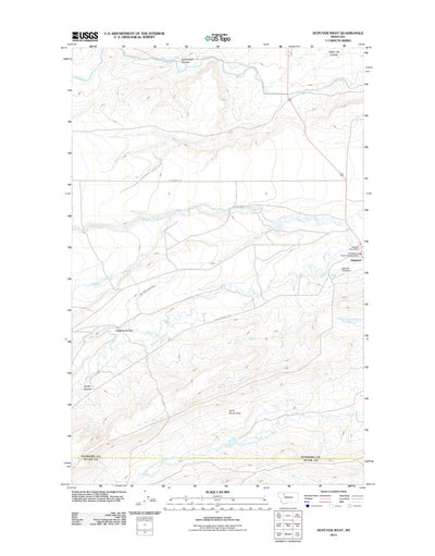 Dupuyer West, MT (2011, 24000-Scale) Preview 1