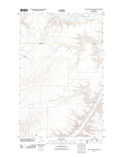 Dutch Henry Coulee, MT (2011, 24000-Scale) Preview 1