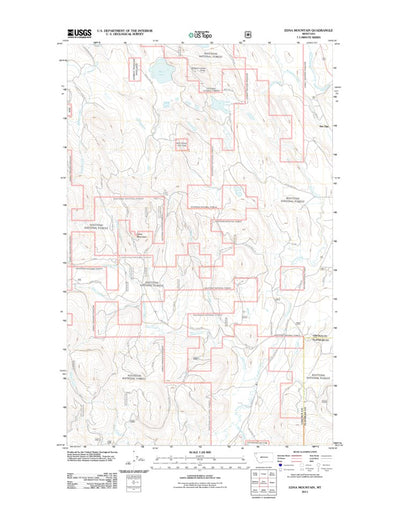 Edna Mountain, MT (2011, 24000-Scale) Preview 1