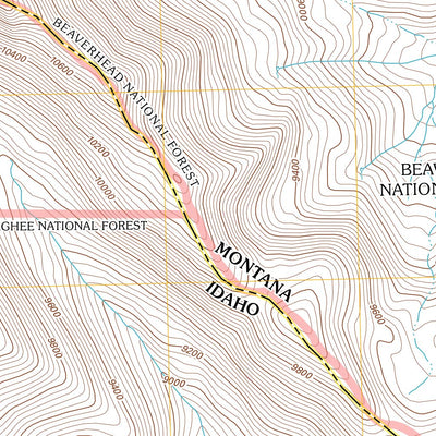 Eighteenmile Peak, MT-ID (2011, 24000-Scale) Preview 3
