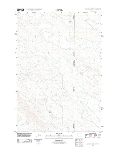 Elkhorn Creek SE, MT-SD (2011, 24000-Scale) Preview 1