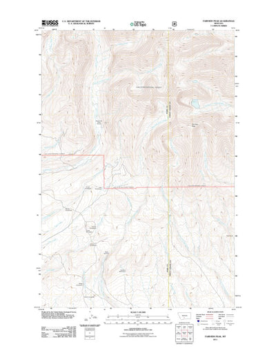 Fairview Peak, MT (2011, 24000-Scale) Preview 1