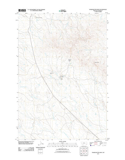 Finger Buttes West, MT (2011, 24000-Scale) Preview 1