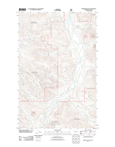 Fisher Mountain, MT (2011, 24000-Scale) Preview 1
