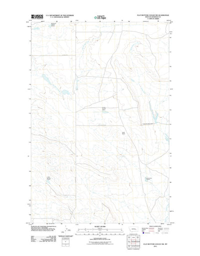 Flat Bottom Coulee NW, MT (2011, 24000-Scale) Preview 1