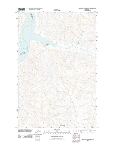 Germaine Coulee East, MT (2011, 24000-Scale) Preview 1