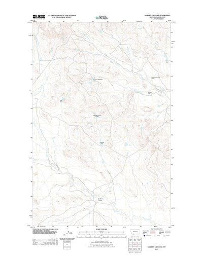 Gilbert Creek SE, MT (2011, 24000-Scale) Preview 1