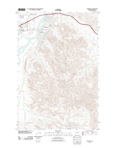 Glendive, MT (2011, 24000-Scale) Preview 1