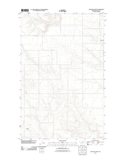 Glentana West, MT (2011, 24000-Scale) Preview 1