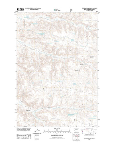 Goodspeed Butte, MT (2011, 24000-Scale) Preview 1