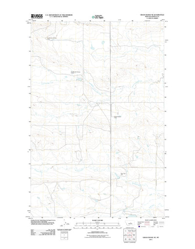 Grass Range NE, MT (2011, 24000-Scale) Preview 1